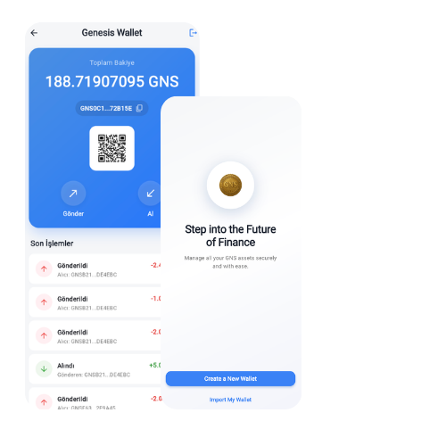 Genesis Wallet Mobile App